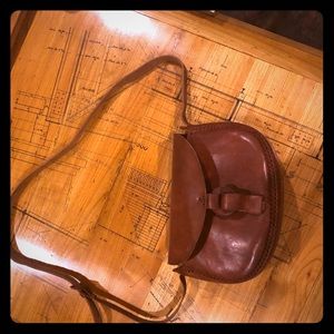 Rustic leather bag